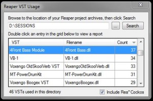 ReaperVstUsage